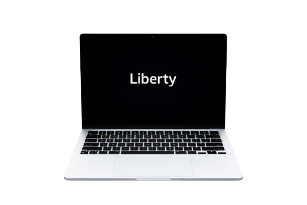 Открытый ноутбук: рабочий интерфейс Liberty